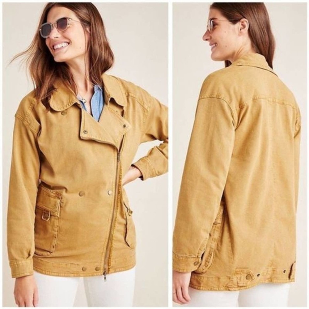 Anthropologie Letty Relaxed Moto Parka. Size L. No flaws.